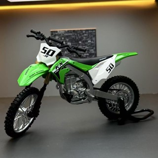 kawasaki 1:12 川崎 kx450 越野摩托車 越野機車 合金車 聲光 摩托車玩具 機車模型 擺件 男孩玩具