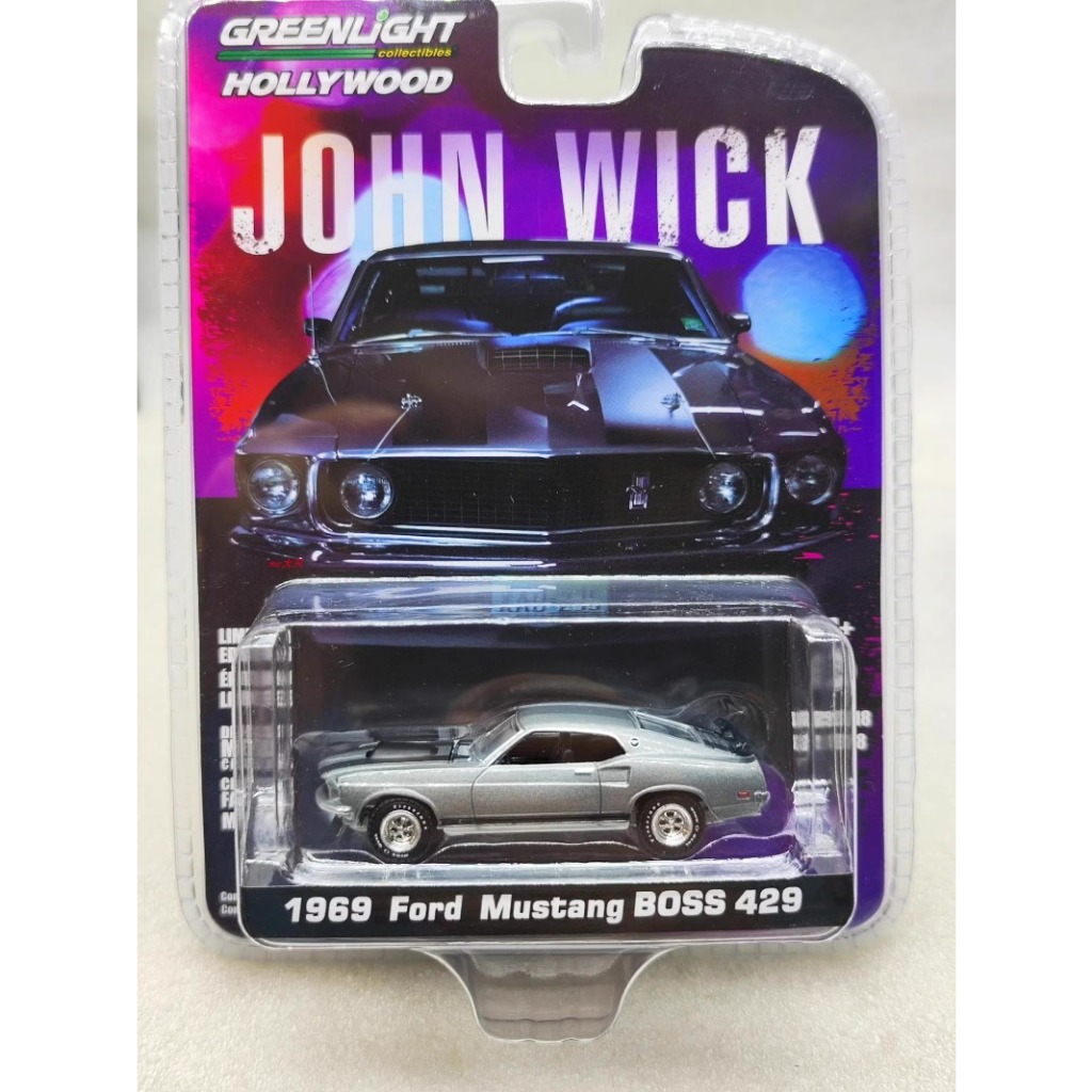 GreenLight 1:64 1969 年約翰威克福特野馬 BOSS 429 現貨