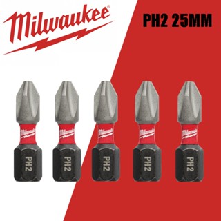 Milwaukee PH2 25MM 鑽頭衝擊式鑽頭用於電動螺絲刀固定迷你鑽頭木工電動工具配件