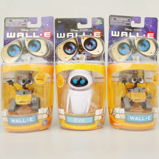3 款 6cm-11cm Wall E 機器人 Wall E & Eve Pvc 可動人偶系列模型玩具娃娃兒童聖誕禮物
