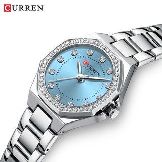 Curren 優雅高端品牌簡約設計石英防水女士手錶 9100 X