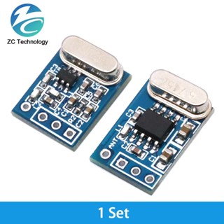 1 套 2 件 433MHZ 無線發射器接收板模塊 SYN115 SYN480R ASK/OOK 晶片 PCB 適用於