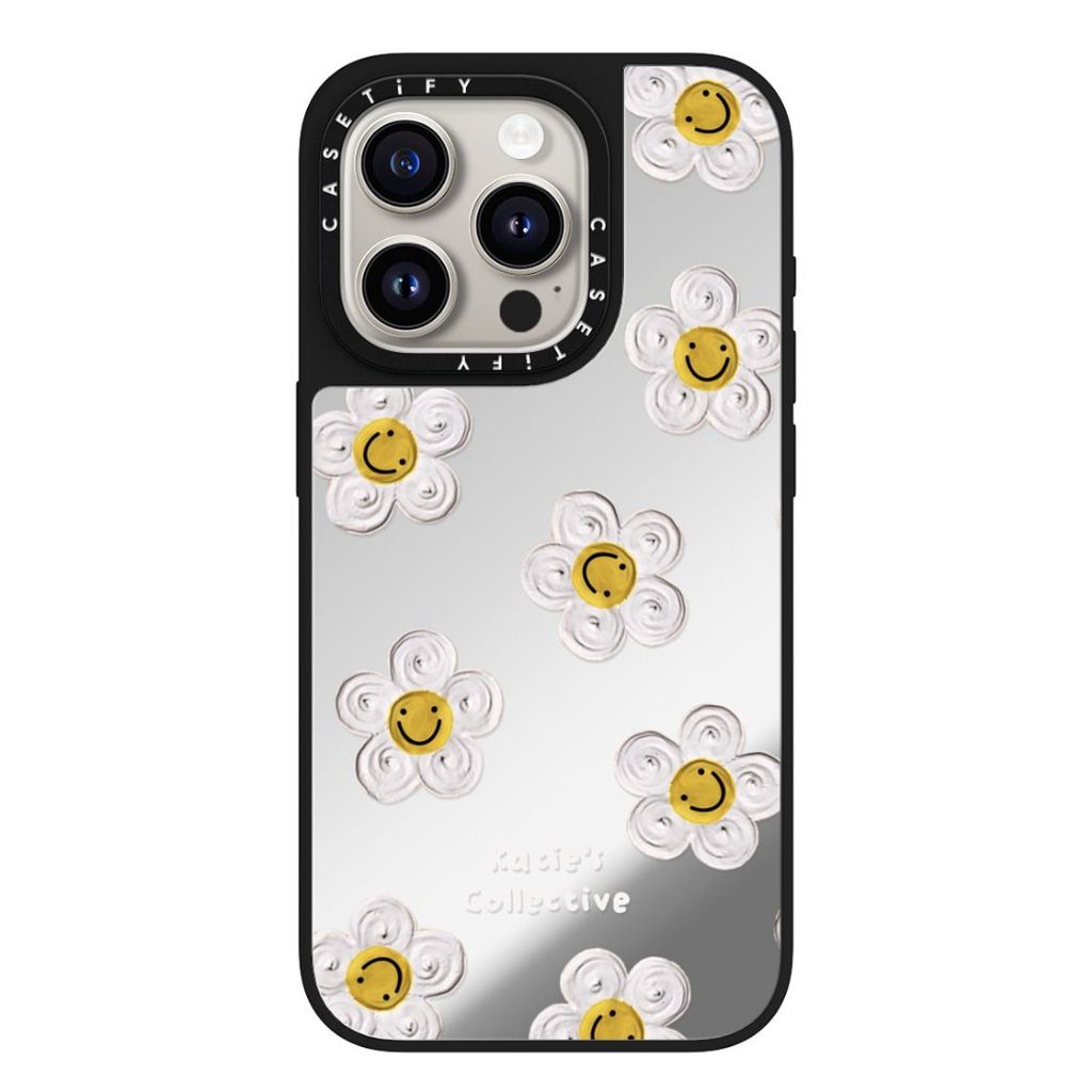 CASETiFY 保護殼 iPhone 15 Pro/15 Pro Max 白色小雛菊 Daisy by Katie-s Collective