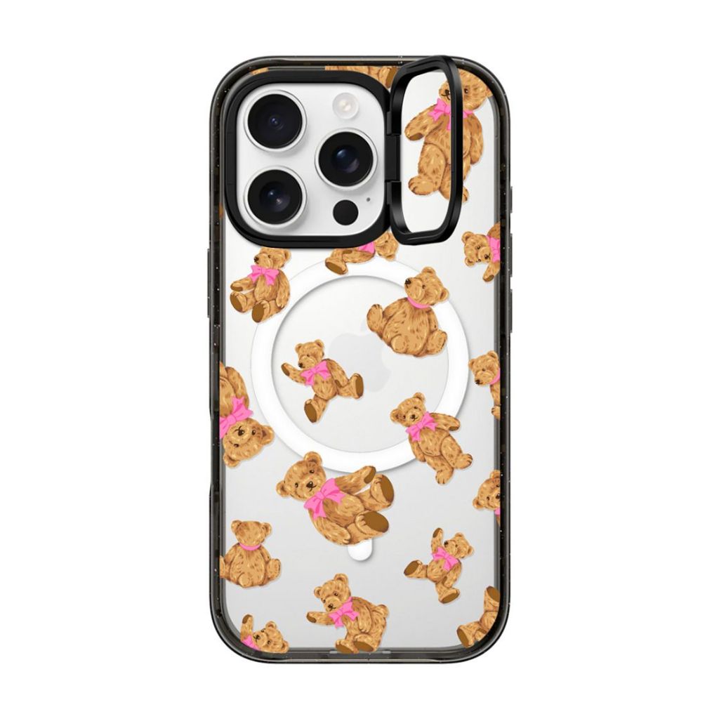 CASETiFY 保護殼 iPhone 16Pro/16 Pro Max 蝴蝶結小熊 Beary Sweet