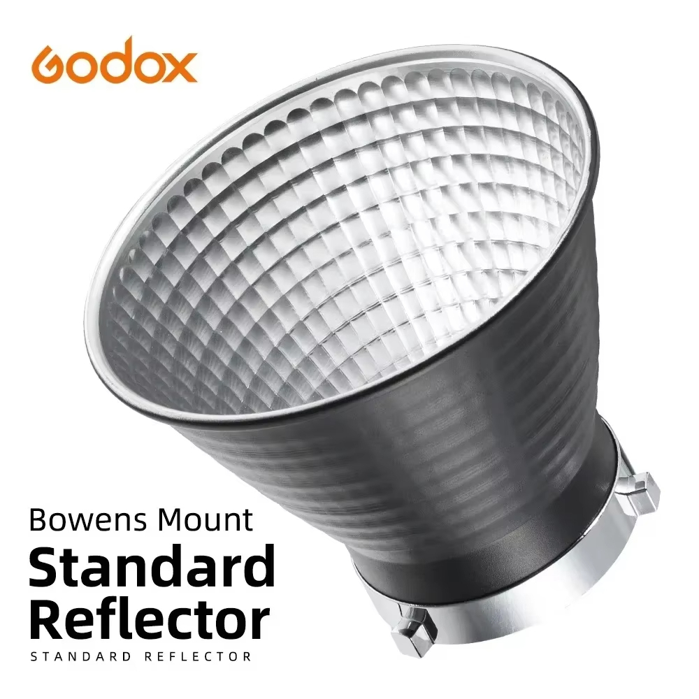 Godox RFT-19 Bowens Mount 高照明標準反射燈罩罩適用於 Godox SL-60W SL-150W