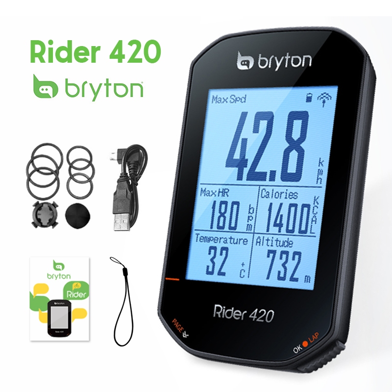 Bryton Rider420 Route Navigation Rider 420 420E GPS 自行車電腦自行車