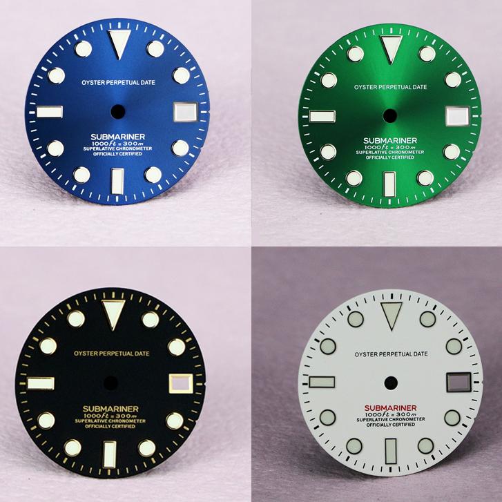 28.5mm手錶錶盤NH35 DIAL SEIKO 手錶改裝NH35機芯 MOD Sub-Index YM三角指數鮑魚海