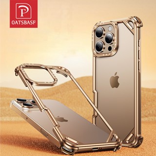 Oatsbasf 金屬安全氣囊手機殼支援 Magsafe 適用於 iPhone 16Pro Max/15Pro Max