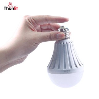Thunlit 可充電 LED 燈泡 E27 家用緊急燈 5W 小型便攜式電池充電燈泡