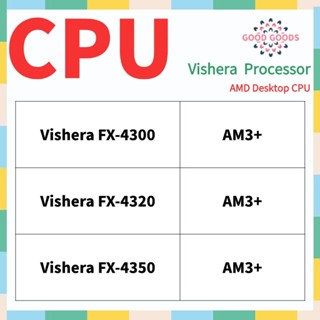 Fx-4300 FX-4320 FX-4350 AMD Vishera 處理器臺式機 CPU AM3+ Socket93