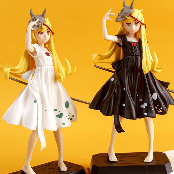 ⛔心渡物語PVC忍野忍動漫公仔擺件⛔22cm忍野忍二次元動漫模型禮物⛔