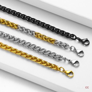 現貨超值優惠 316L龍骨鏈鈦鋼項鍊3MM/4MM/5MM/6MM/8MM粗鏈條 個性情侶鈦鋼潮流項鍊 毛衣鏈DIY禮物