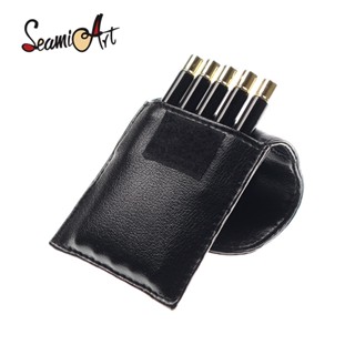 SeamiArt 1 個便攜式PU筆包【西米藝術】旅行畫筆專用 3/5/7 孔 學校用具 藝術美術 繪畫工具