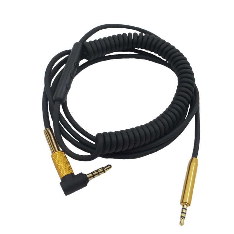 適用於BOSE QC25 QC35 JBL J55 88耳機線2.5mm接口彈簧線
