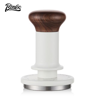 BINCOO 螺紋壓粉器 木柄意式彈力壓粉錘 咖啡器具 51MM/58MM
