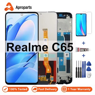 6.67 英寸螢幕適用於 Oppo Realme C65 4G 5G RMX3910 LCD 顯示屏觸摸屏數字化儀元件更