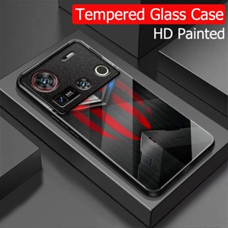 NUBIA 適用於努比亞 Z70 Ultra 手機殼 9H 玻璃手機殼適用於努比亞 Z70Ultra 5G 防震保護套適