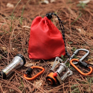 Camping＆Hiking 戶外雜物收納袋束口袋露營旅行小物件抽口收納袋包裝袋雜物袋