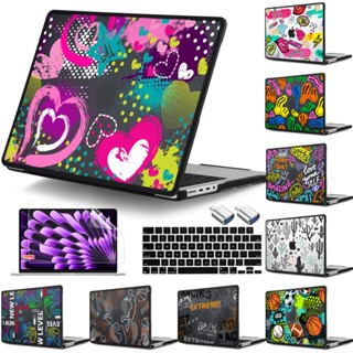 MacBook新款TPU軟邊硬殼 蘋果筆電 Air Pro 13 14 15 16英寸 MacBook彩繪保護殼