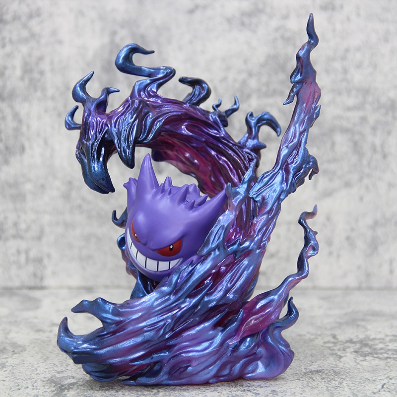 【新店特惠】19cm 耿鬼公仔 耿鬼 gk 耿鬼模型 耿鬼 盒玩 耿鬼周邊 耿鬼 公仔 耿鬼gk  耿鬼擺件 耿鬼皮卡丘