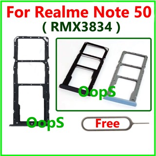適用於 Realme Note 50 RMX3834 手機 Sim 卡託盤插槽支架插座適配器連接器免費針