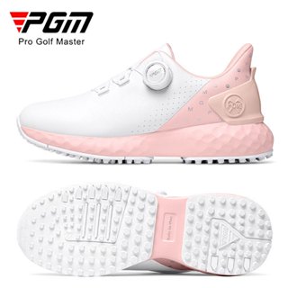 PGM XZ402 櫻花高爾夫球鞋女鞋防水運動鞋子防滑輕量旋鈕舒適緩震無釘鞋