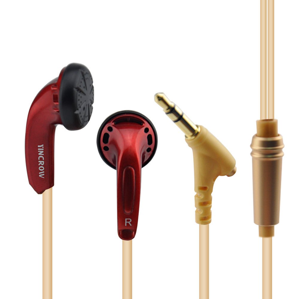 Yincrow X6 3.5mm入耳式耳機平頭耳塞專業發燒HIFI耳機PK PK1 MX985