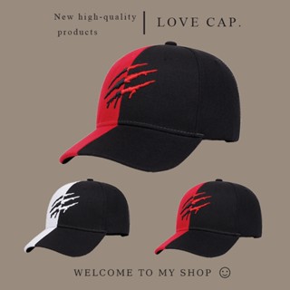 男式棒球帽女式爪印刺繡卡車司機帽 Hip Hop Snapback 網眼帽
