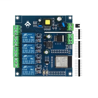 交流/直流電源ESP32 WiFi藍芽BLE 4通道繼電器模組ESP32- wroom開發板