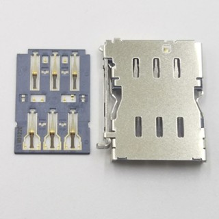 2-10 套 Sim 卡讀卡器插槽託盤支架連接器插頭插座適用於 Galaxy S21 Plus FE S22 S23 S