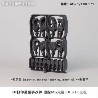 【PLASTICIST Studio】mg 1/100 RX-78 2.0 3.0 造型手3D列印改裝件