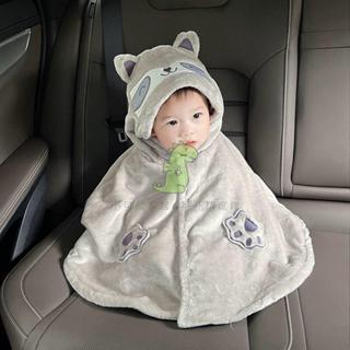 「小可龍精選」ins風嬰兒披風斗篷秋季洋氣休閒嬰幼兒可愛外出披肩寶寶衣服秋冬款
