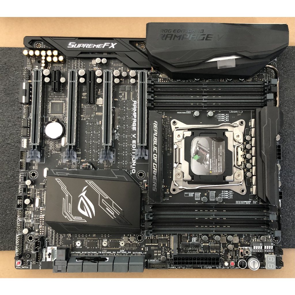 英特爾 華碩 ROG RAMPAGE V EDITION 10 主板 Intel X99 LGA2011-v3 DDR4