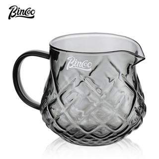 BINCOO 玻璃冷泡咖啡壺 家用冰鎮分享壺 拿鐵冰美式冷萃壺 手沖壺套裝 400ML