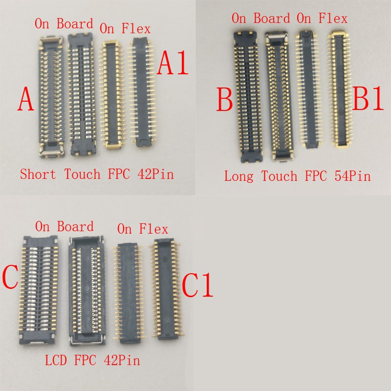 2-10 件液晶顯示屏觸摸 FPC 連接器插頭適用於 IPad 7 8 9 Pro 10.2 2019 2020 202