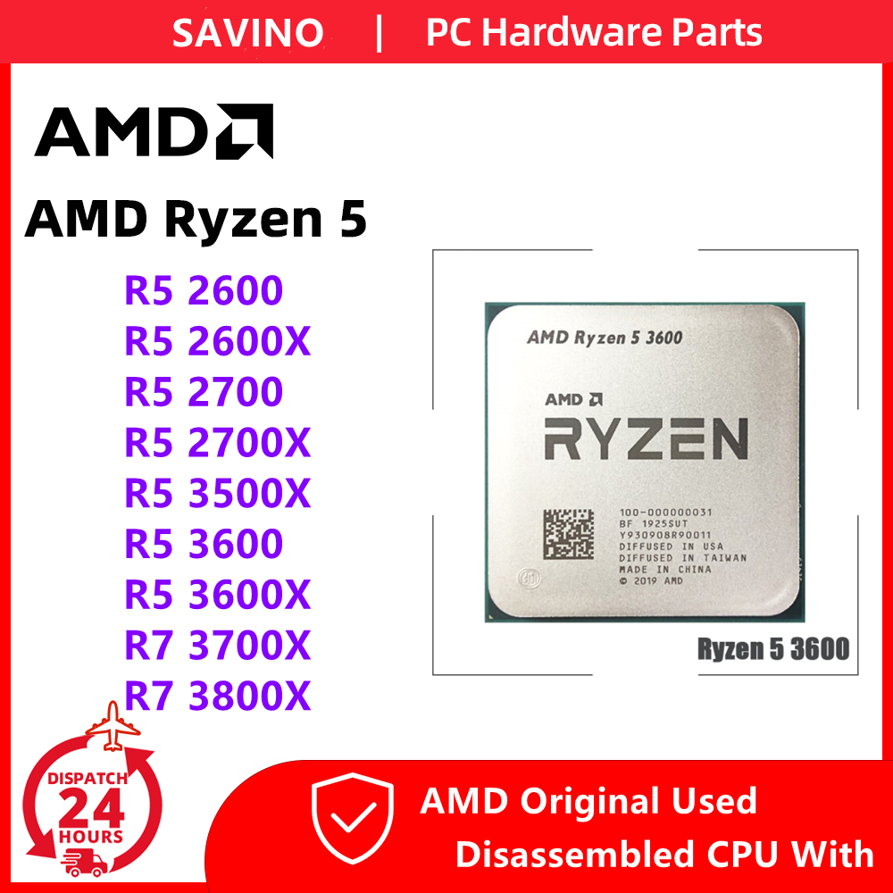 AMD銳龍5 2600 R5 2600X 3600 3600X 3500X R7 3800X 3700X 2700X 2