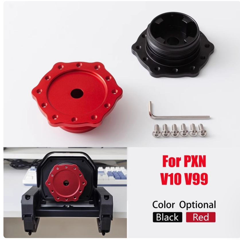 方向盤連接底座轉接適配改裝賽車模擬器遊戲適用PXN-V99萊仕達V10