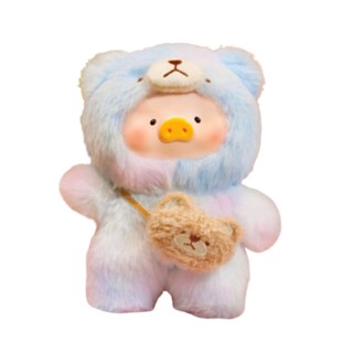 Toyzeroplus 罐頭豬 LULU豬 美好時光系列膠臉毛絨吊飾盲盒 BUNNY 泰迪 公仔 玩偶 盲抽 盒玩