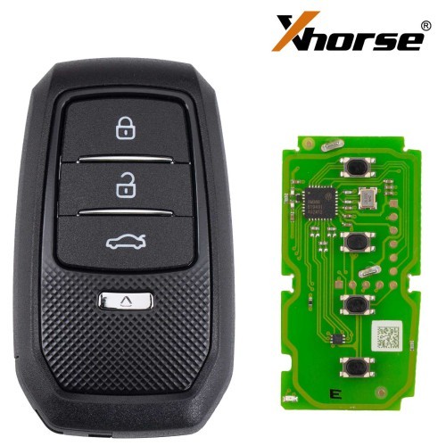 通用豐田智能鑰匙 Xhorse XSTO01EN TOY.T 適用於豐田 XM38 智能鑰匙帶外殼支持 4D 8A 4A