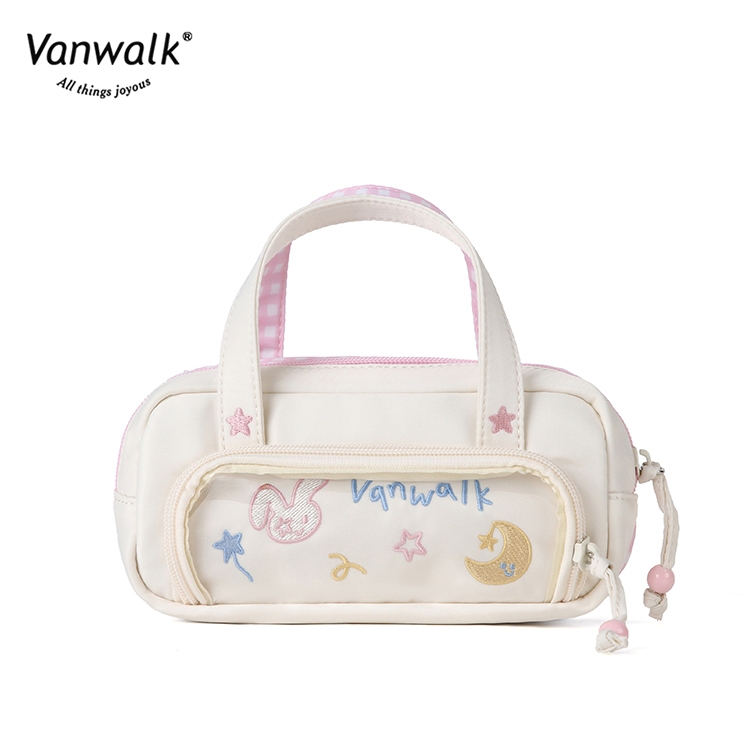 VANWALK 幸運星 VS33 設計大容量零錢包學生筆袋