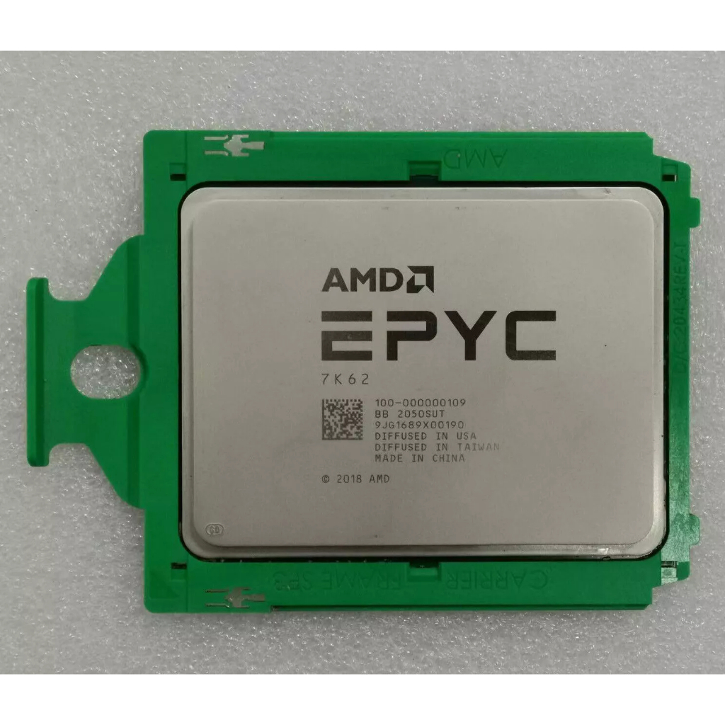 Epyc 7K62 CPU 2.6-3.3 GHz 48 核解鎖 7642 的 OEM 狀況良好