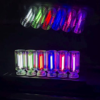 1 件裝觸摸控制汽車 USB LED 燈氛圍燈燈泡白熾燈 LED 燈絲夜間裝飾 E3K4 家居氛圍燈