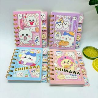 ☆現貨+免運☆吉伊卡哇 Chiikawa a7 筆記本 記事本 日記本 錯題本 文具 文具用品 手帳本 活頁筆記本 線圈