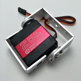 【免運費】25KG雙軸數字舵機機器人機械臂伺服馬達大扭力arduino伺服器digital servo