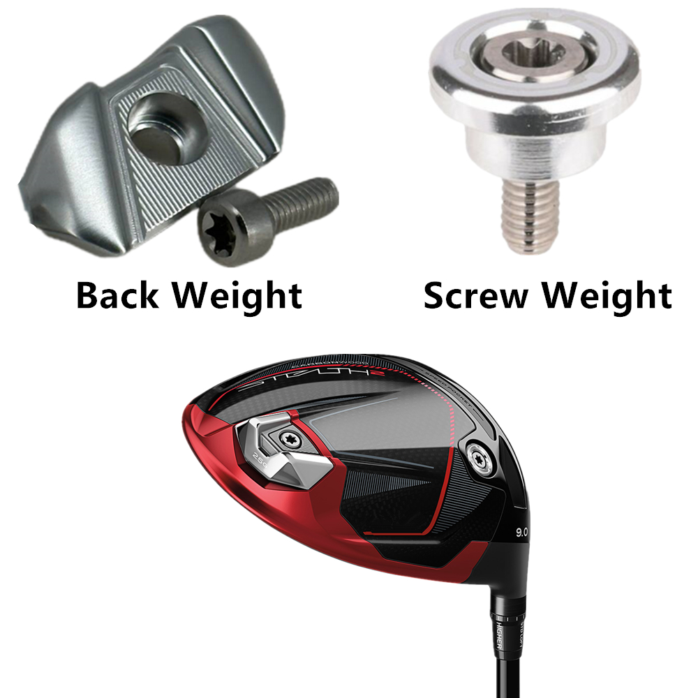 1 件後/螺絲高爾夫配重適合 Taylormade Stealth 2 發球桿頭配重