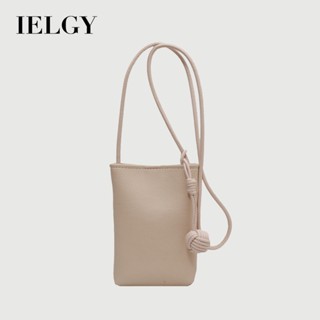 IELGY 女士韓版迷你斜揹包馬卡龍簡約斜挎小包