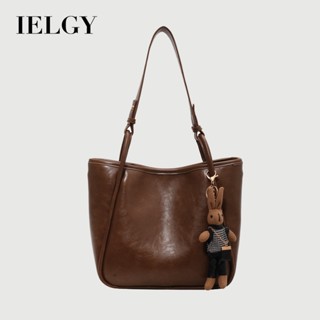 IELGY 女士高階感大容量通勤托特包 簡約百搭單肩腋下包