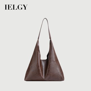 IELGY 大容量托特包 女士大包 簡約休閒復古斜揹包
