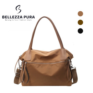 BELLEZZA PURA 側揹包 尼龍輕便斜揹包 韓國包包 三用包 包包女手提包防水大容量多層 托特包