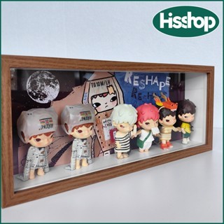 Popmart hirono 3D相框DIY 3D展示場景裝飾盲盒收納盒展示盒